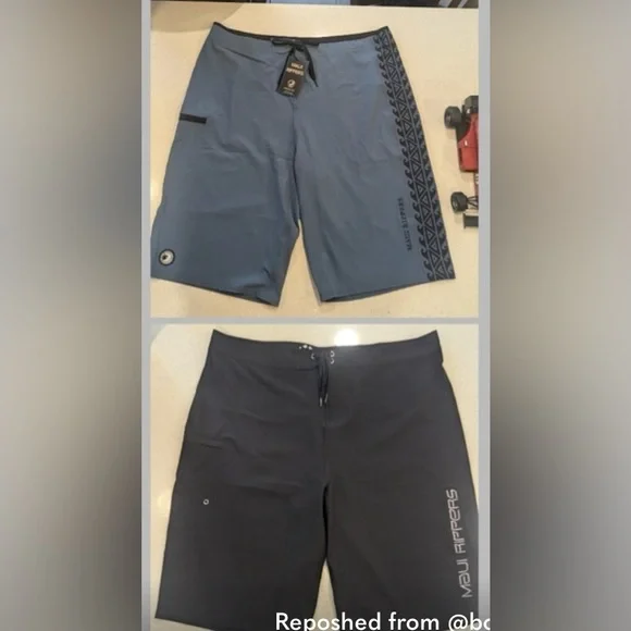 Two pair of board shorts new with tags